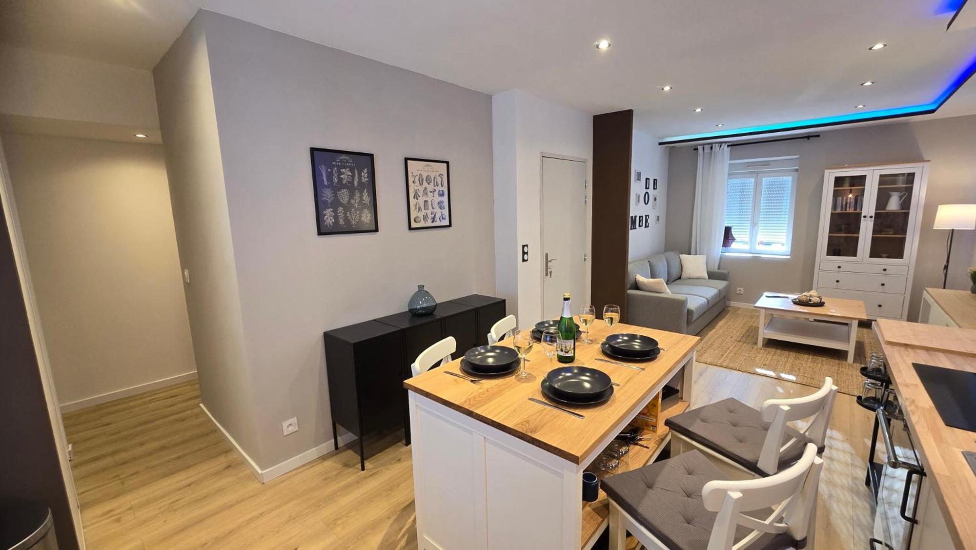 Arkana, Appartement Avec 2 Places De Parking Dole Eksteriør bilde